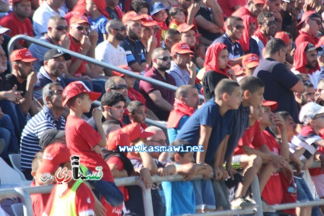 فيديو : الحسم النهائي ينتقل الى ارض الناصرة يوم الثلاثاء بعد التعادل 1-1 واكثر من 4500 مشجع ساند الفريق القسماوي 